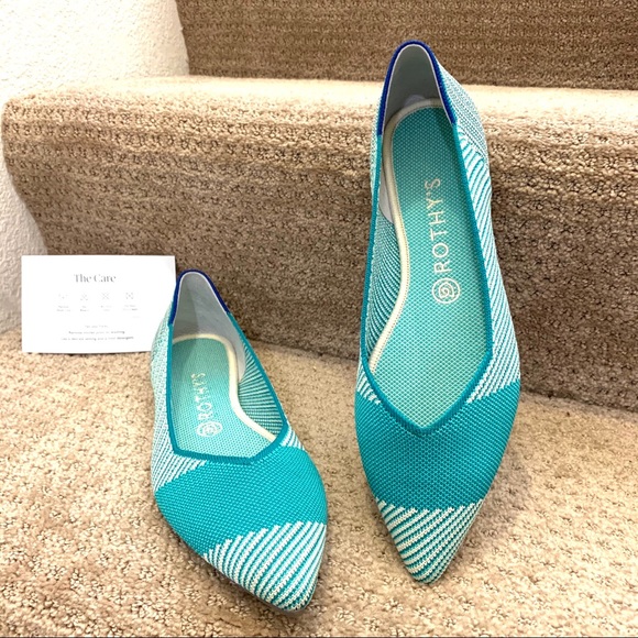 Rothy's Shoes - Brand New! Calypso Stripe Rothy’s Size 10 Point